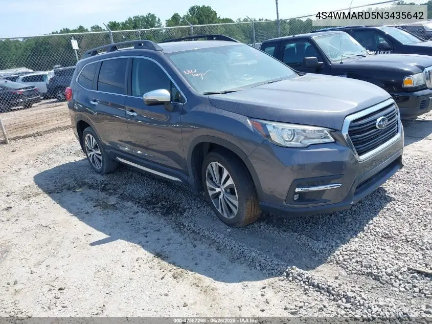 2022 Subaru Ascent Touring VIN: 4S4WMARD5N3435642 Lot: 42587268