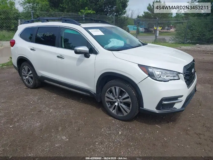 2022 Subaru Ascent Touring VIN: 4S4WMARD2N3453211 Lot: 42590860