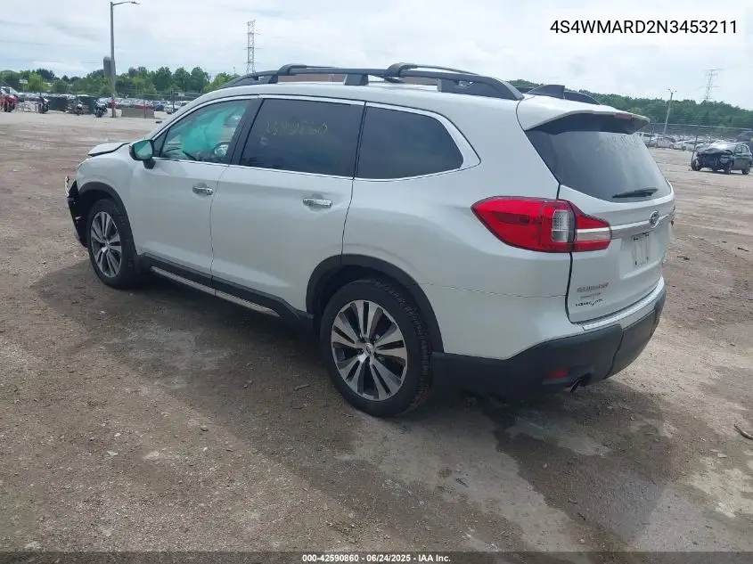 2022 Subaru Ascent Touring VIN: 4S4WMARD2N3453211 Lot: 42590860