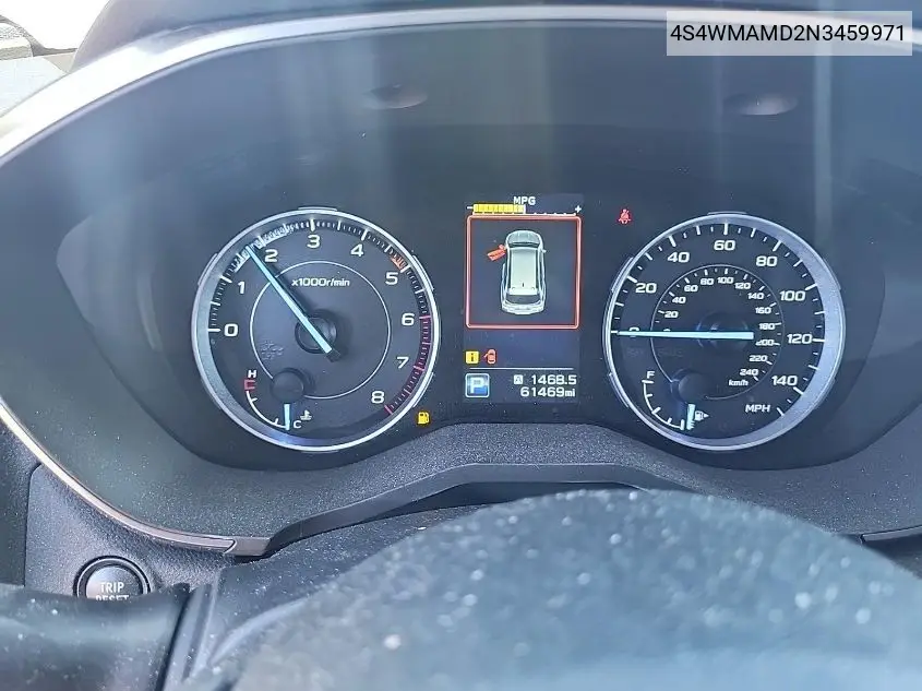 2022 Subaru Ascent Limited VIN: 4S4WMAMD2N3459971 Lot: 42615744