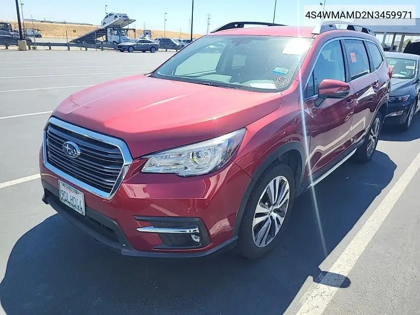 2022 Subaru Ascent Limited VIN: 4S4WMAMD2N3459971 Lot: 42615744