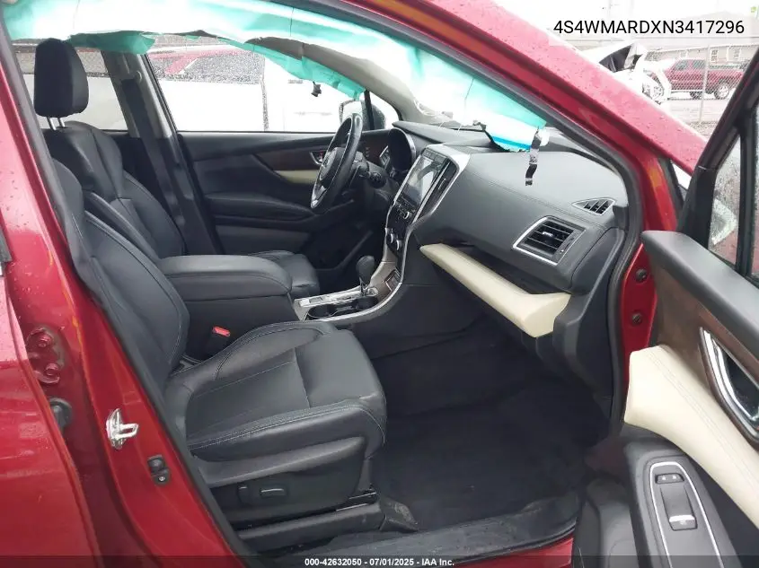 2022 Subaru Ascent Touring VIN: 4S4WMARDXN3417296 Lot: 42632050