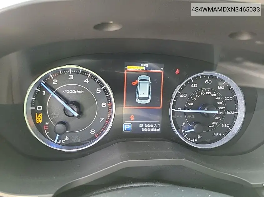 2022 Subaru Ascent Limited VIN: 4S4WMAMDXN3465033 Lot: 42724966