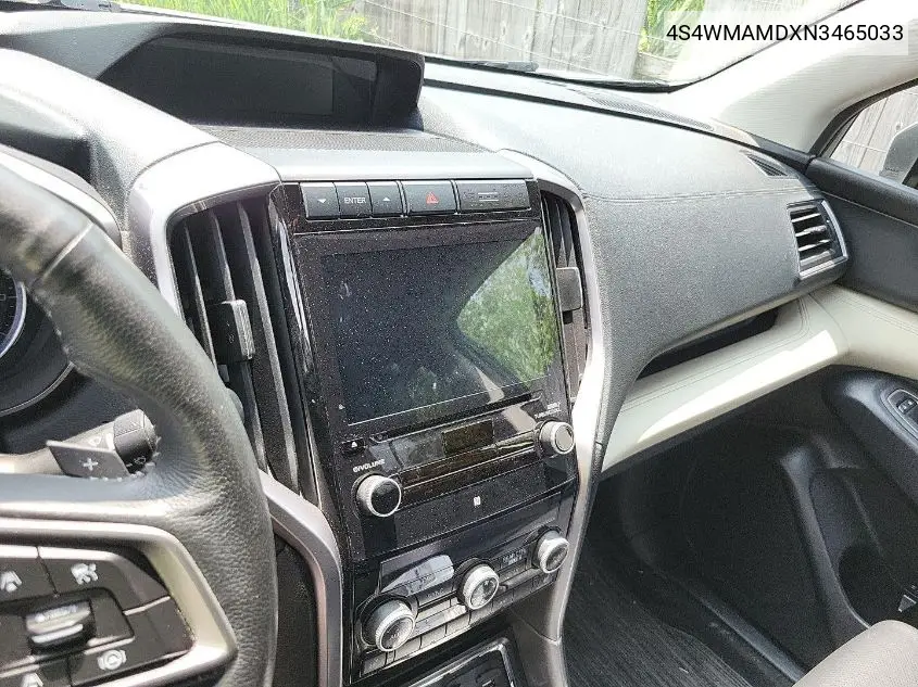 4s4wmamdxn3465033 4S4WMAMDXN3465033 2022 Subaru Ascent Limited