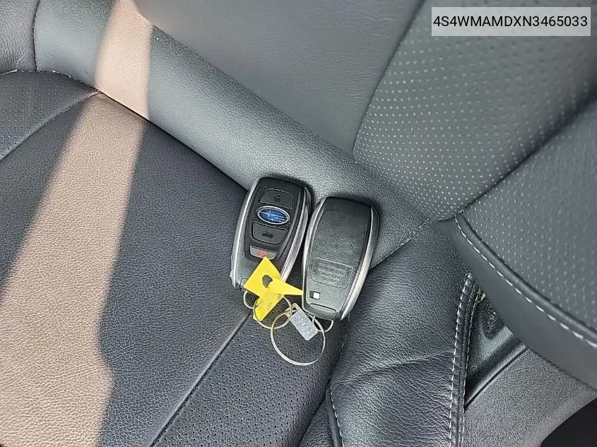 4s4wmamdxn3465033 4S4WMAMDXN3465033 2022 Subaru Ascent Limited