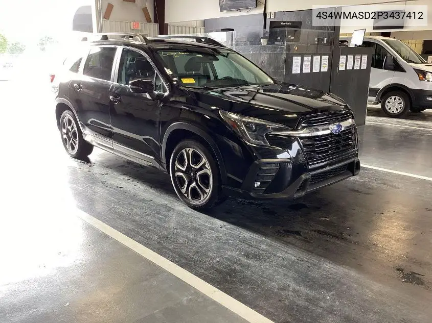2023 Subaru Ascent Limited VIN: 4S4WMASD2P3437412 Lot: 42263866