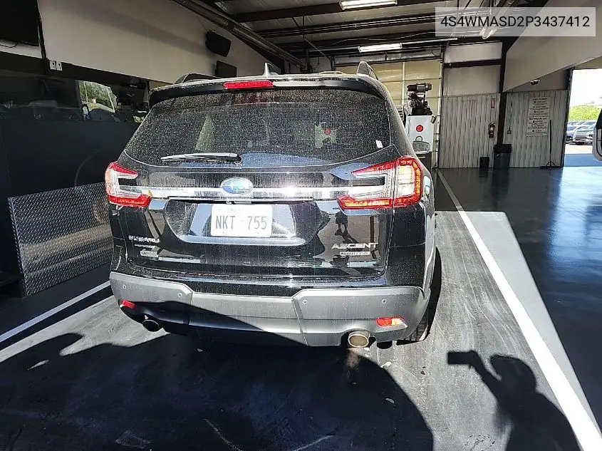 2023 Subaru Ascent Limited VIN: 4S4WMASD2P3437412 Lot: 42263866