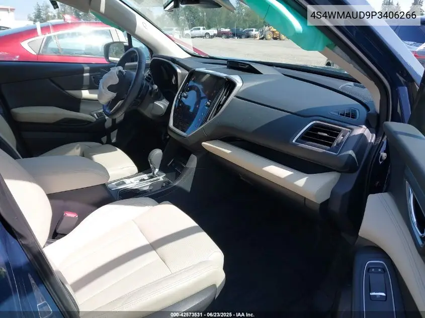 2023 Subaru Ascent Limited 7-Passenger VIN: 4S4WMAUD9P3406266 Lot: 42573531