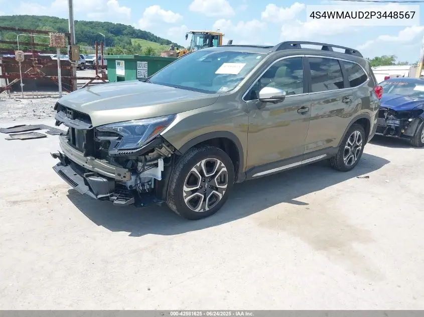 2023 Subaru Ascent Limited 7-Passenger VIN: 4S4WMAUD2P3448567 Lot: 42581625
