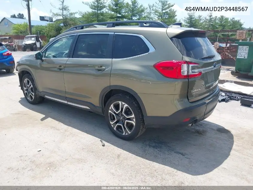 2023 Subaru Ascent Limited 7-Passenger VIN: 4S4WMAUD2P3448567 Lot: 42581625