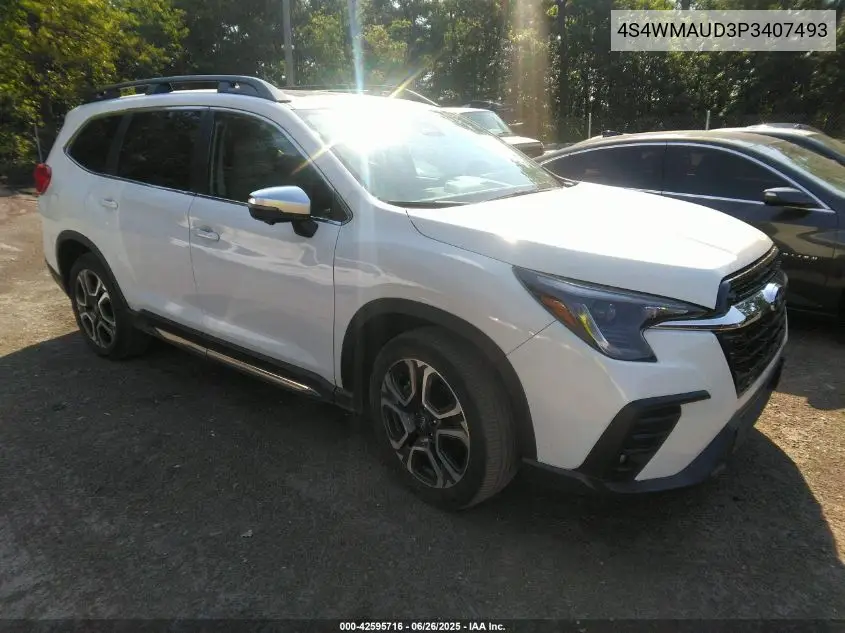 2023 Subaru Ascent Limited 7-Passenger VIN: 4S4WMAUD3P3407493 Lot: 42595716