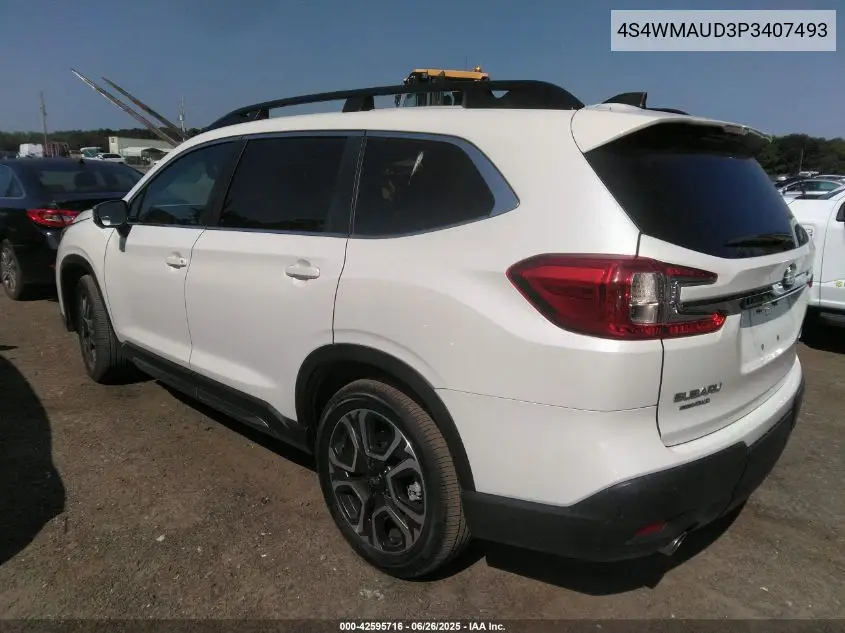 2023 Subaru Ascent Limited 7-Passenger VIN: 4S4WMAUD3P3407493 Lot: 42595716