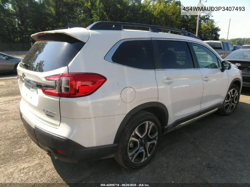 2023 Subaru Ascent Limited 7-Passenger VIN: 4S4WMAUD3P3407493 Lot: 42595716