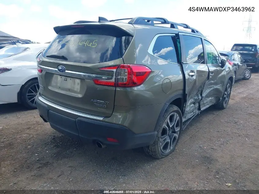 2023 Subaru Ascent Touring 7-Passenger VIN: 4S4WMAWDXP3463962 Lot: 42646465