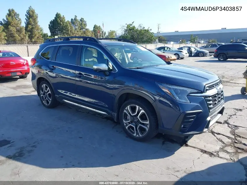 2023 Subaru Ascent Limited 7-Passenger VIN: 4S4WMAUD6P3403857 Lot: 42703868