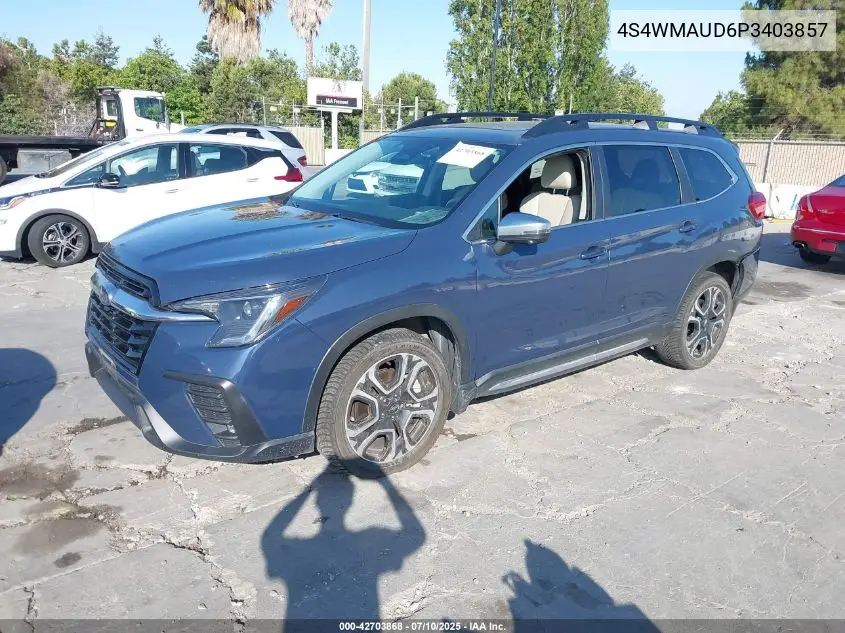 2023 Subaru Ascent Limited 7-Passenger VIN: 4S4WMAUD6P3403857 Lot: 42703868