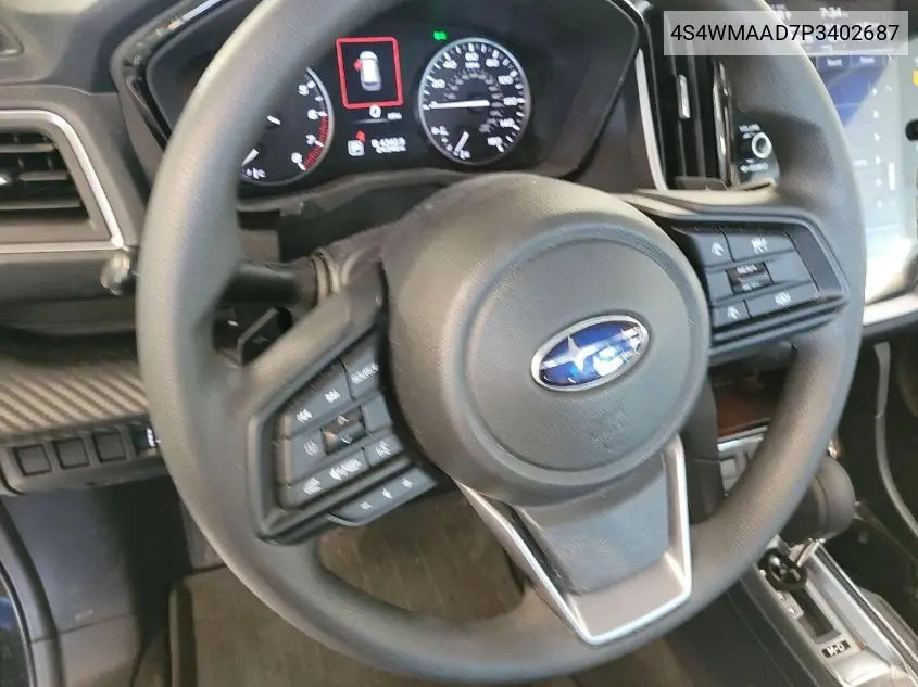 2023 Subaru Ascent Base 8-Passenger VIN: 4S4WMAAD7P3402687 Lot: 42723530