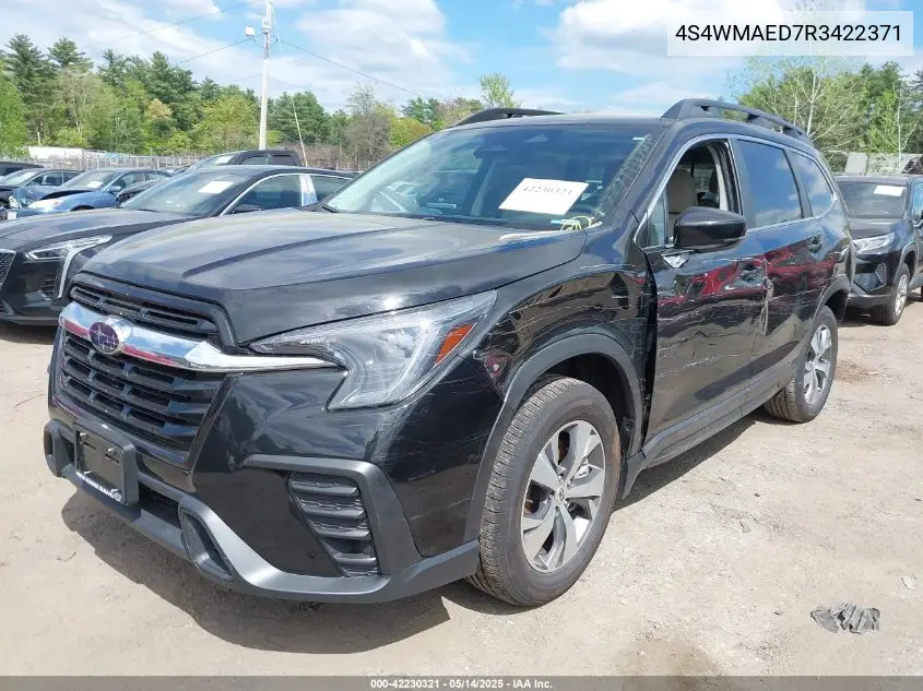 2024 Subaru Ascent Premium 7-Passenger VIN: 4S4WMAED7R3422371 Lot: 42230321
