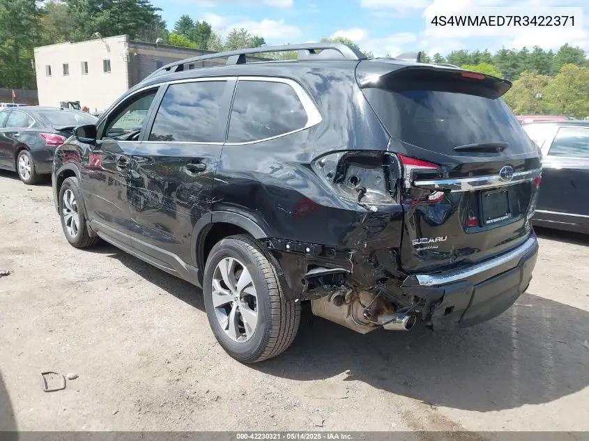 2024 Subaru Ascent Premium 7-Passenger VIN: 4S4WMAED7R3422371 Lot: 42230321