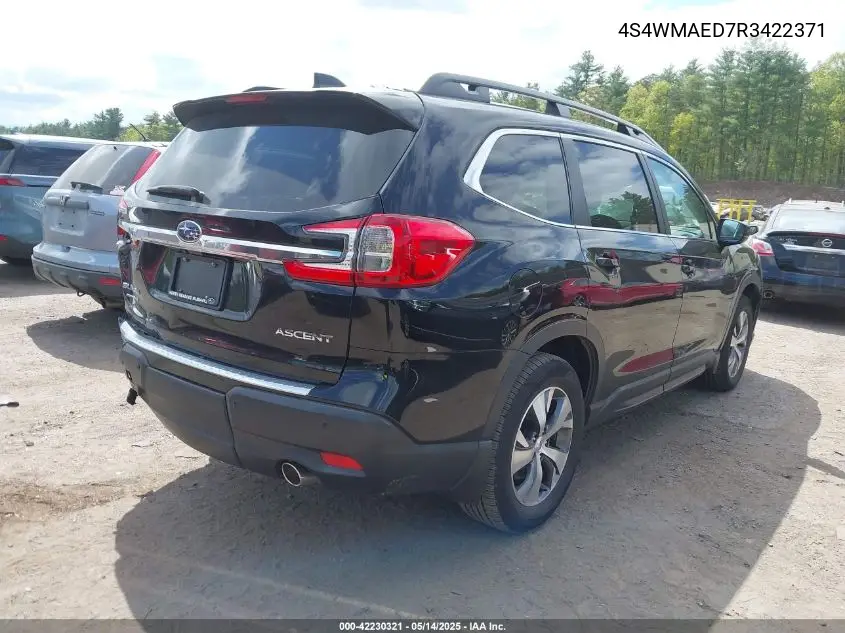 2024 Subaru Ascent Premium 7-Passenger VIN: 4S4WMAED7R3422371 Lot: 42230321