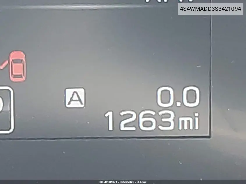 2025 Subaru Ascent Premium 7-Passenger VIN: 4S4WMADD3S3421094 Lot: 42601071