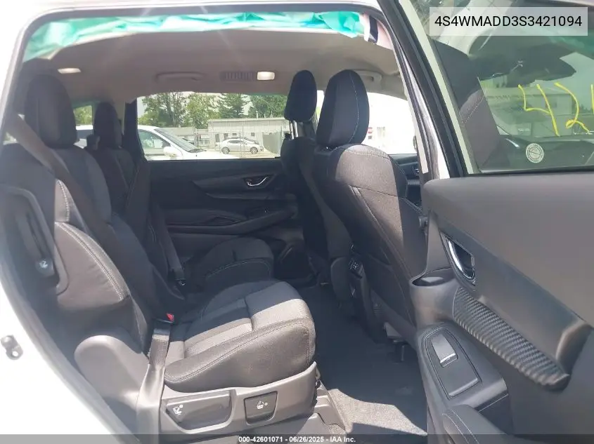 2025 Subaru Ascent Premium 7-Passenger VIN: 4S4WMADD3S3421094 Lot: 42601071