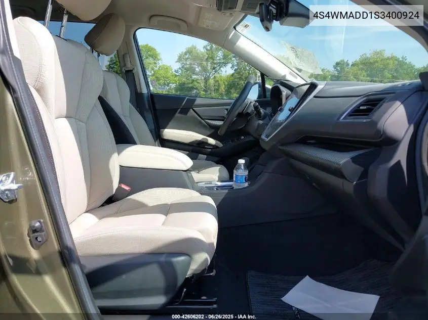 2025 Subaru Ascent Premium 7-Passenger VIN: 4S4WMADD1S3400924 Lot: 42606202