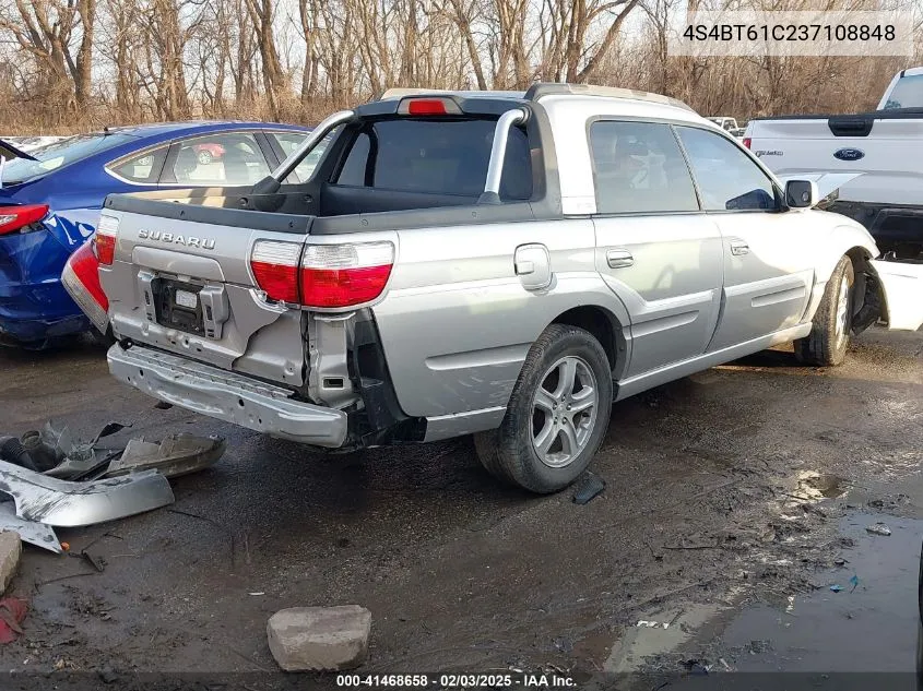 2003 Subaru Baja VIN: 4S4BT61C237108848 Lot: 41468658