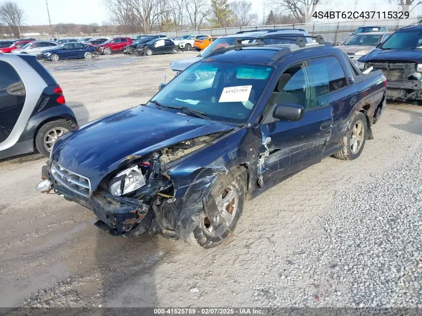 2003 Subaru Baja Sport VIN: 4S4BT62C437115329 Lot: 41525789