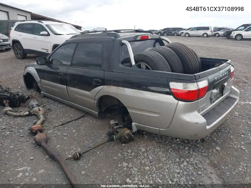 2003 Subaru Baja VIN: 4S4BT61CX37108998 Lot: 42450696