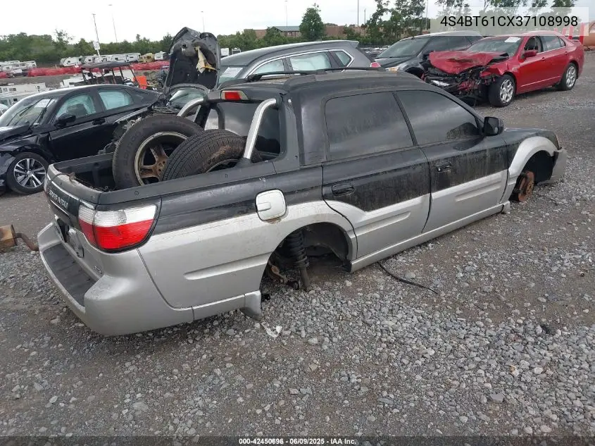 2003 Subaru Baja VIN: 4S4BT61CX37108998 Lot: 42450696