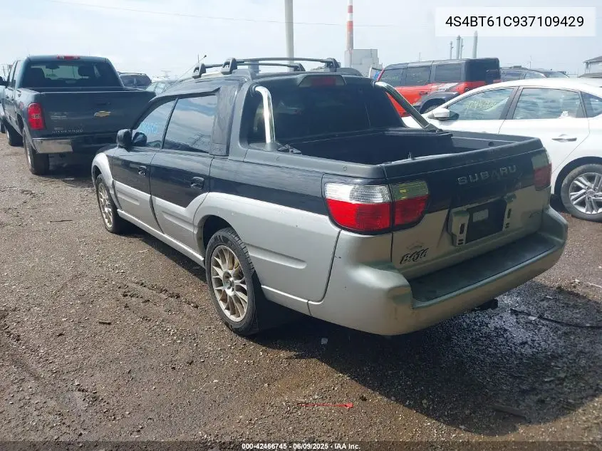 2003 Subaru Baja VIN: 4S4BT61C937109429 Lot: 42466745