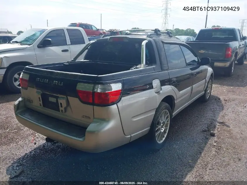 2003 Subaru Baja VIN: 4S4BT61C937109429 Lot: 42466745