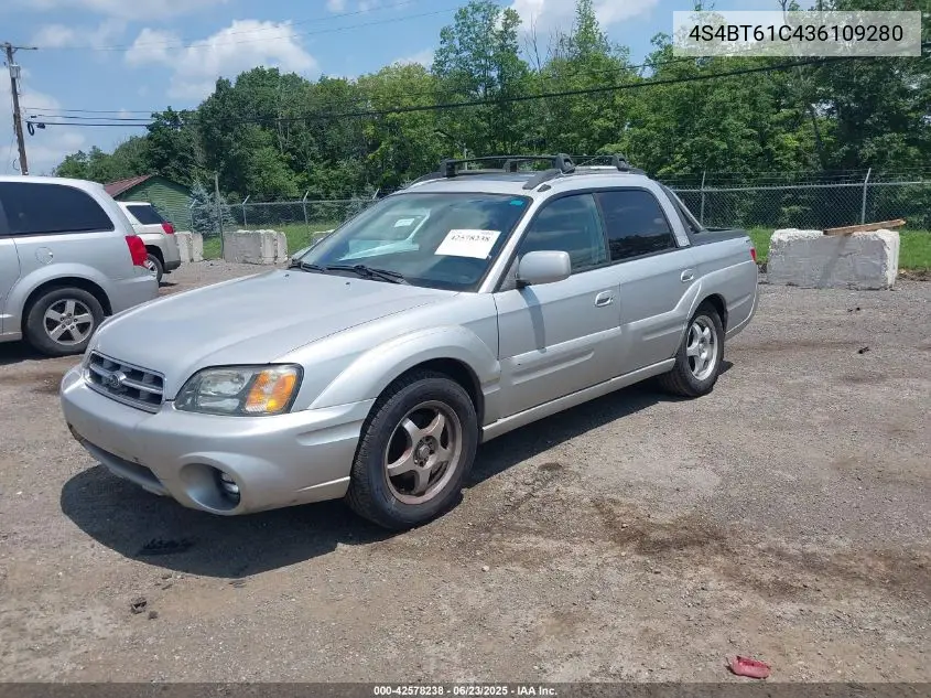 2003 Subaru Baja VIN: 4S4BT61C436109280 Lot: 42578238