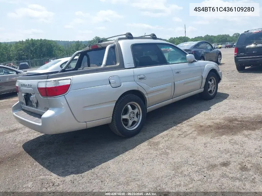 2003 Subaru Baja VIN: 4S4BT61C436109280 Lot: 42578238