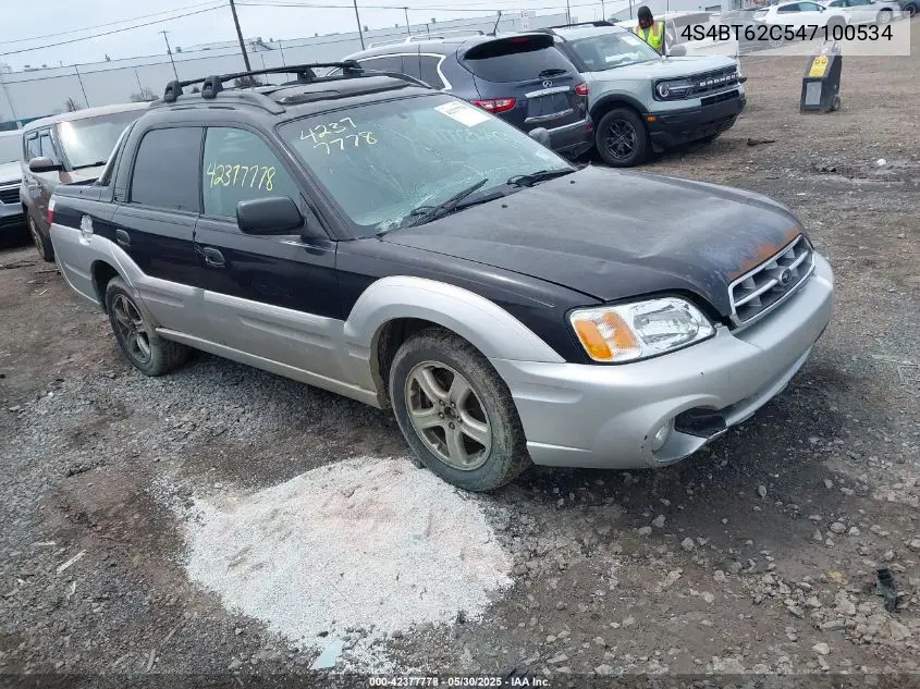 2004 Subaru Baja Sport VIN: 4S4BT62C547100534 Lot: 42377778
