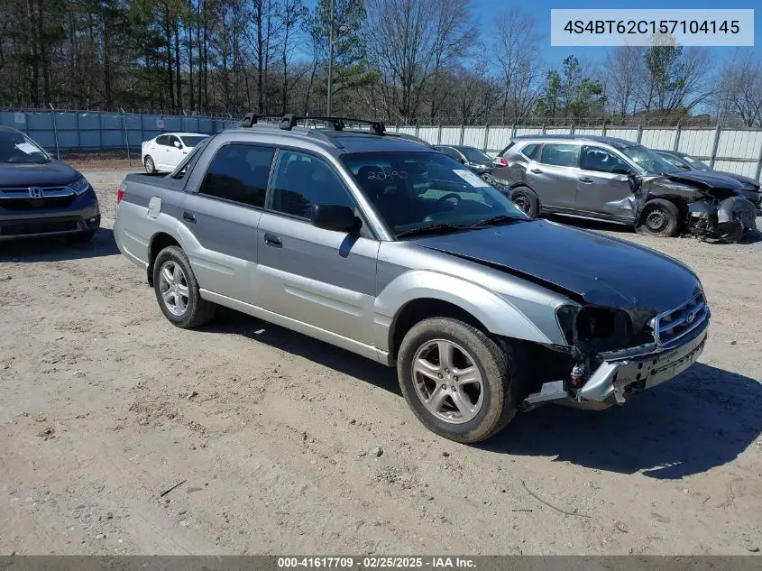 2005 Subaru Baja Sport VIN: 4S4BT62C157104145 Lot: 41617709