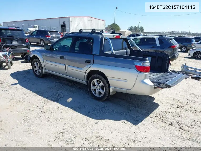 2005 Subaru Baja Sport VIN: 4S4BT62C157104145 Lot: 41617709