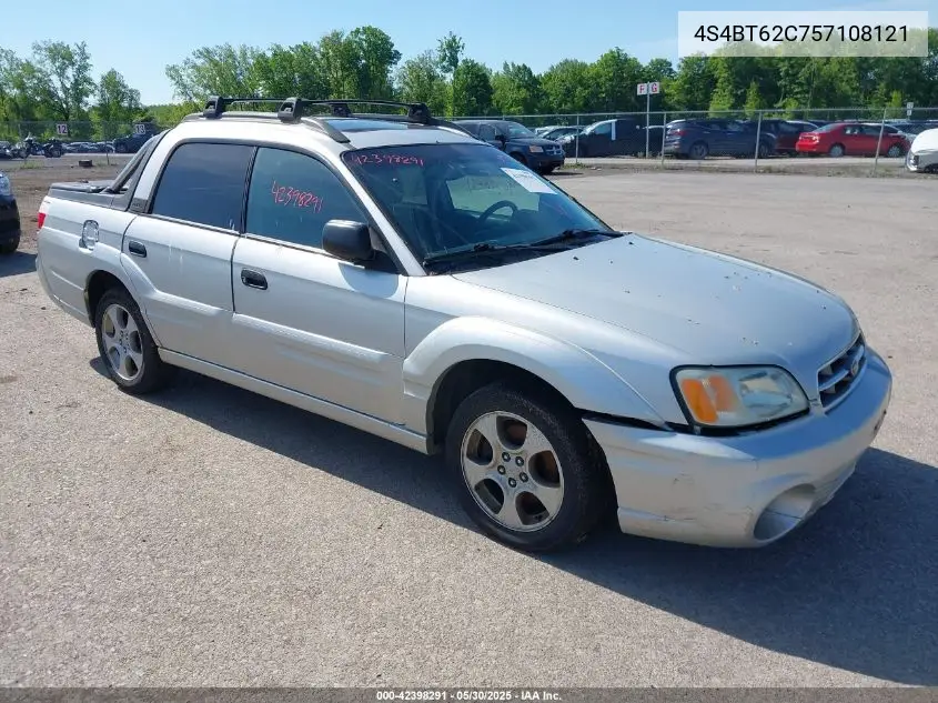 2005 Subaru Baja Sport VIN: 4S4BT62C757108121 Lot: 42398291
