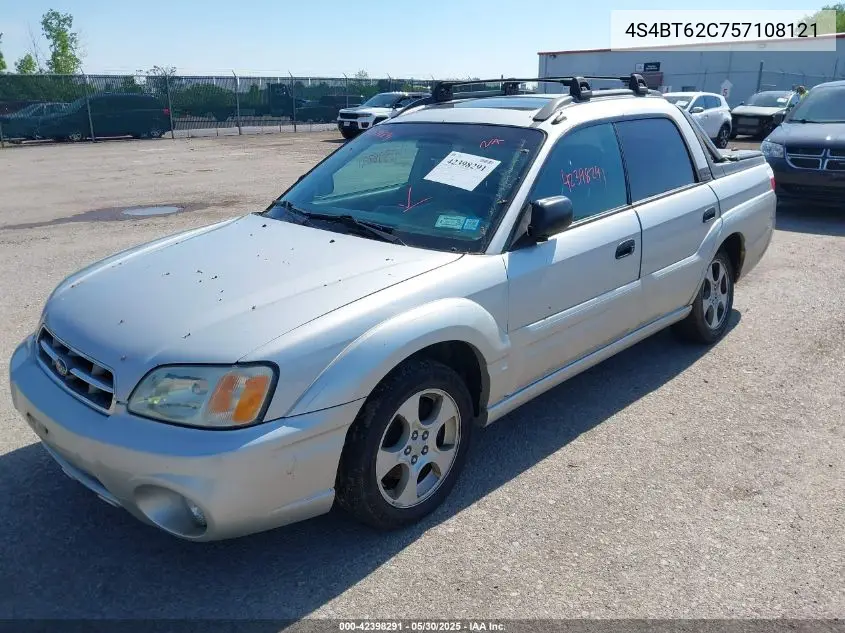 2005 Subaru Baja Sport VIN: 4S4BT62C757108121 Lot: 42398291