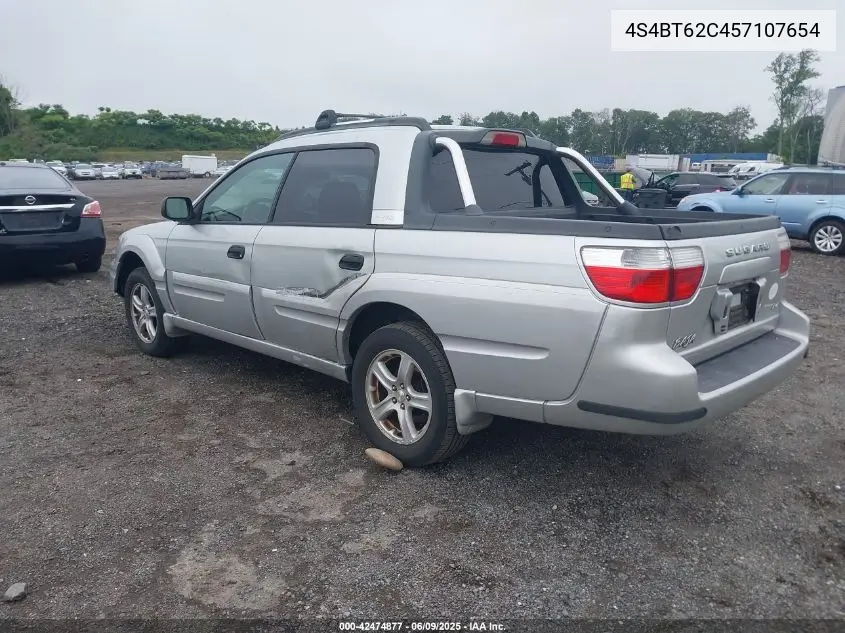 2005 Subaru Baja Sport VIN: 4S4BT62C457107654 Lot: 42474877