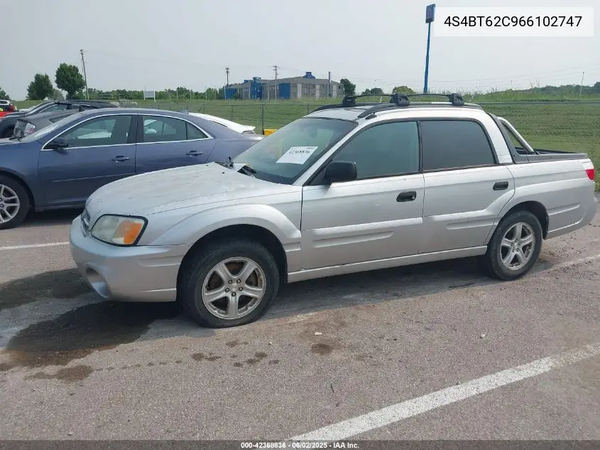 2006 Subaru Baja Sport VIN: 4S4BT62C966102747 Lot: 42368836