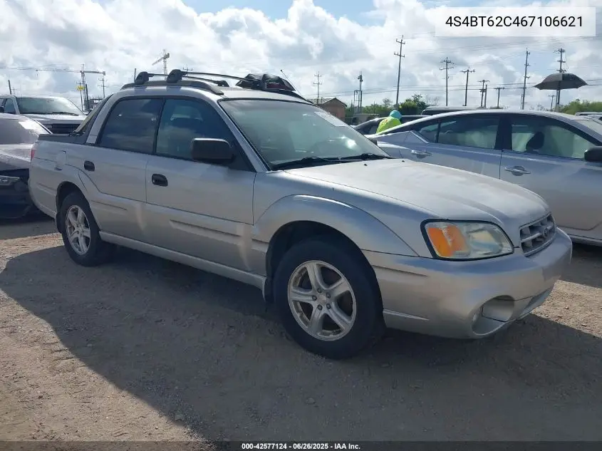 2006 Subaru Baja Sport VIN: 4S4BT62C467106621 Lot: 42577124