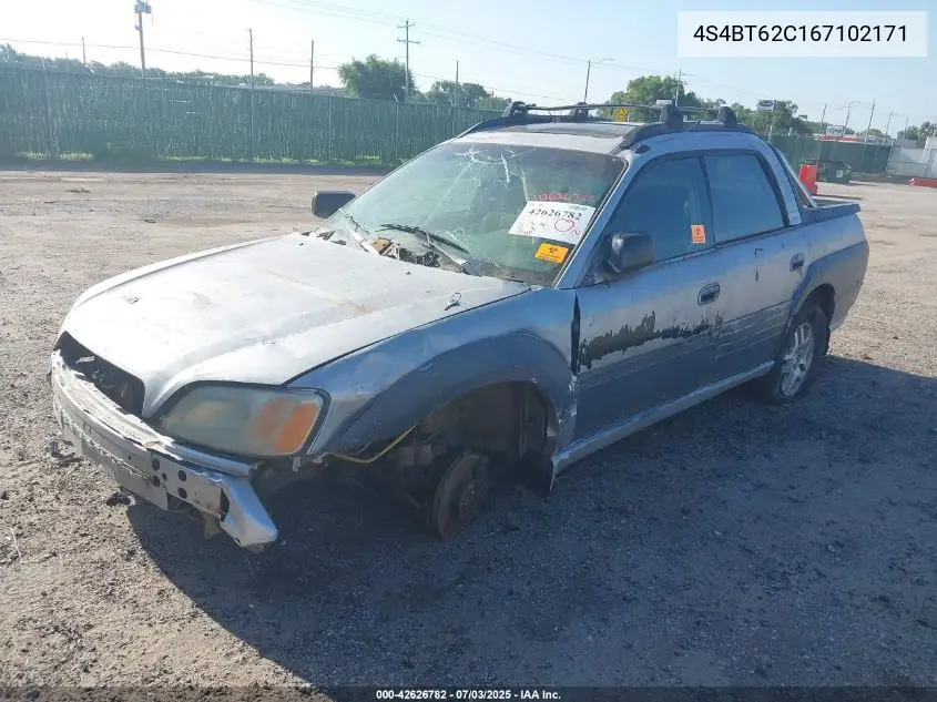 2006 Subaru Baja Sport VIN: 4S4BT62C167102171 Lot: 42626782