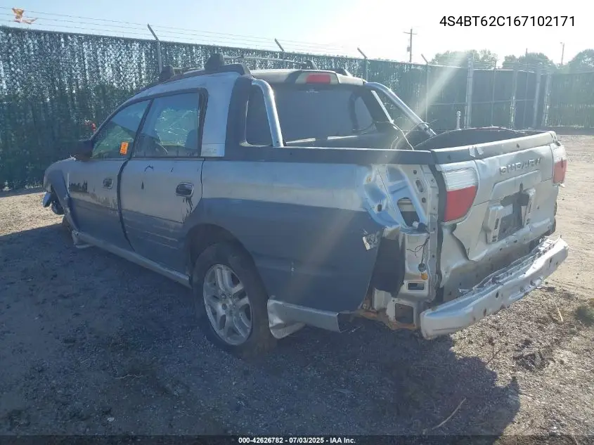 2006 Subaru Baja Sport VIN: 4S4BT62C167102171 Lot: 42626782