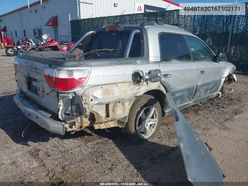 2006 Subaru Baja Sport VIN: 4S4BT62C167102171 Lot: 42626782