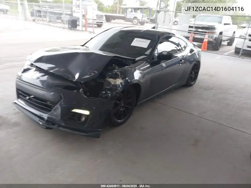 2013 Subaru Brz Limited VIN: JF1ZCAC14D1604116 Lot: 42404911