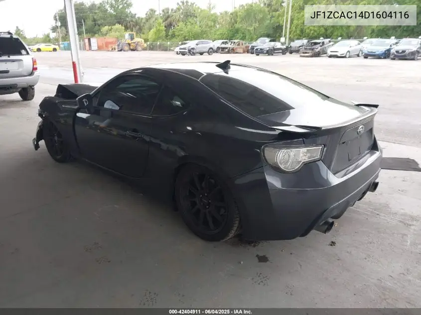 2013 Subaru Brz Limited VIN: JF1ZCAC14D1604116 Lot: 42404911