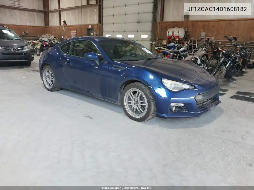 2013 Subaru Brz Limited VIN: JF1ZCAC14D1608182 Lot: 42455657