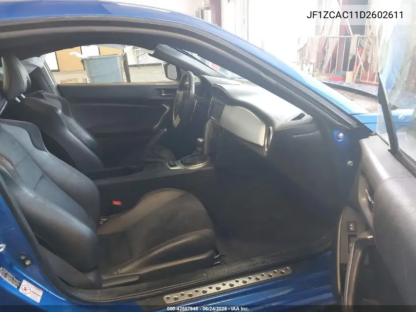 2013 Subaru Brz 2.0 Limited VIN: JF1ZCAC11D2602611 Lot: 42587948